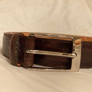 Martin Dingman Men's Ostrich Belt
